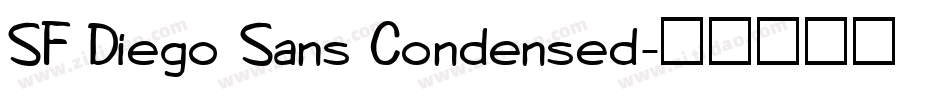SF Diego Sans Condensed字体转换
